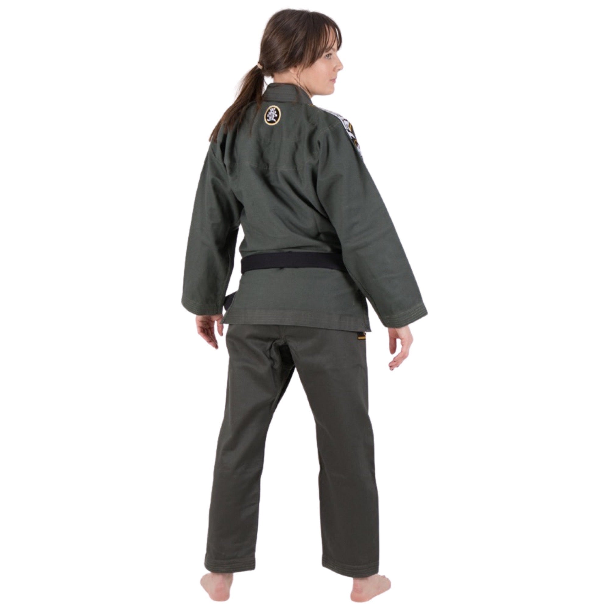 Tatami Fightwear BJJ GI TATAMI Ladies Nova Absolute Khaki Gi (Centura Alba Inclusa)