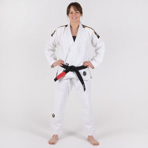 Tatami Fightwear BJJ GI W TATAMI Ladies Nova Absolute White Gi (Centura Alba Inclusa)