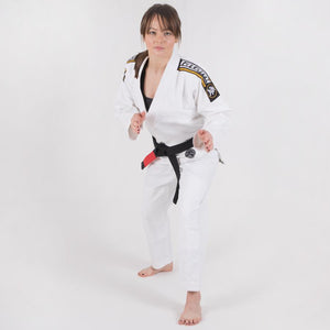 Tatami Fightwear BJJ GI W TATAMI Ladies Nova Absolute White Gi (Centura Alba Inclusa)