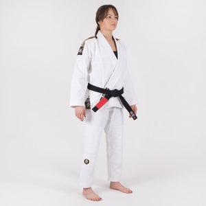 Tatami Fightwear BJJ GI W TATAMI Ladies Nova Absolute White Gi (Centura Alba Inclusa)