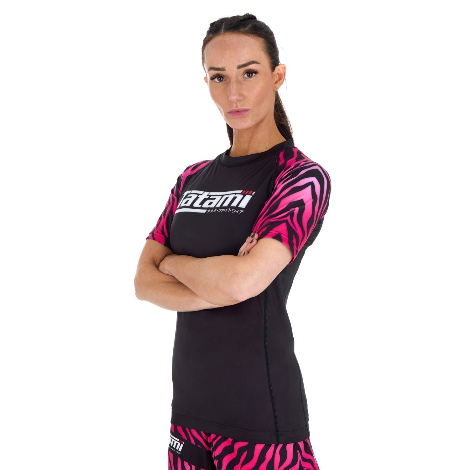 Tatami Fightwear Rash Guard TATAMI Ladies Recharge Rash Guard - Pink