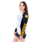 Tatami Fightwear Rash Guard TATAMI Ladies Serpent Eco Tech Recycled Rash Guard - Orange