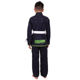 Tatami Fightwear BJJ GI TATAMI Meerkatsu Kids Animal Gi - Navy (Centura Alba Inclusa)