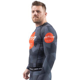 Tatami Fightwear Rash Guard TATAMI Onyx Black Camo Long Sleeve Rash Guard