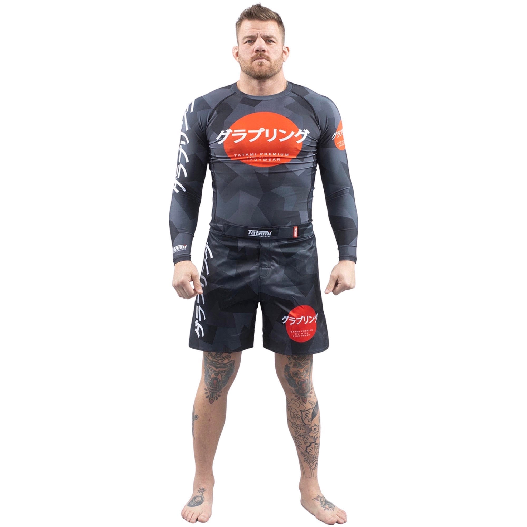 Tatami Fightwear Rash Guard TATAMI Onyx Black Camo Long Sleeve Rash Guard