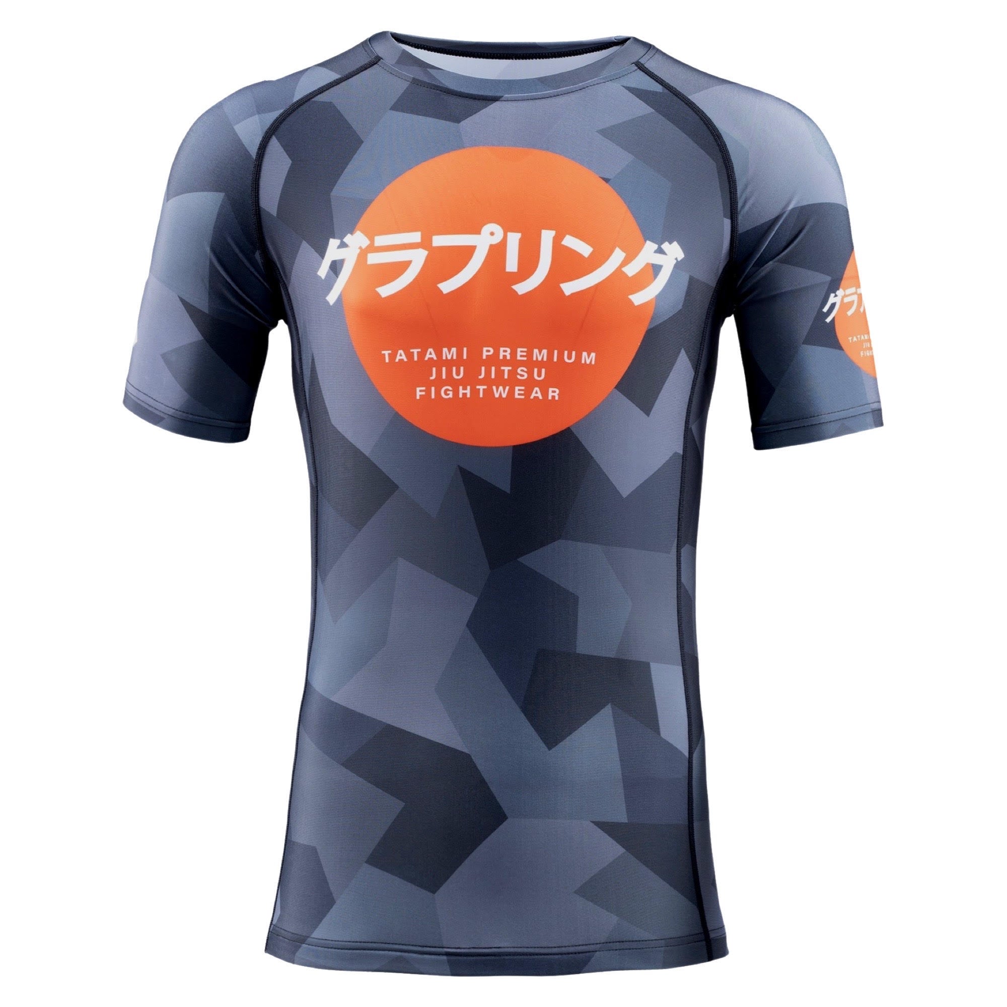 Tatami Fightwear Rash Guard TATAMI Onyx Black Camo Short Sleeve Rash Guard