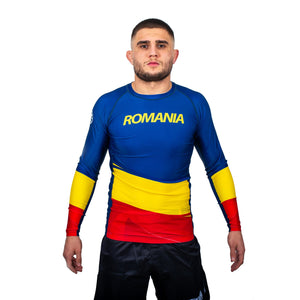 Tatami Fightwear Rash Guard TATAMI Rashguard Team Romania Long Sleeve