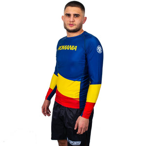 Tatami Fightwear Rash Guard TATAMI Rashguard Team Romania Long Sleeve