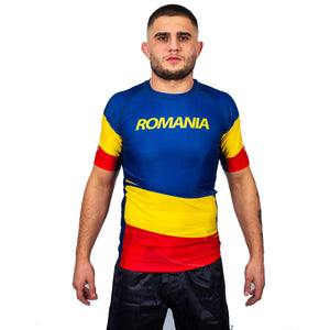 Tatami Fightwear Rash Guard TATAMI Rashguard Team Romania Short Sleeve