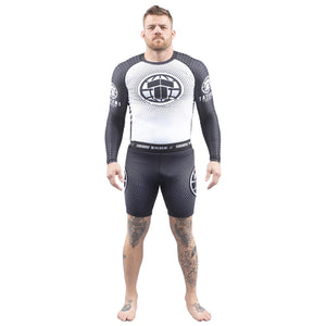 Tatami Fightwear Rash Guard TATAMI Shockwave Black Long Sleeve Rash Guard