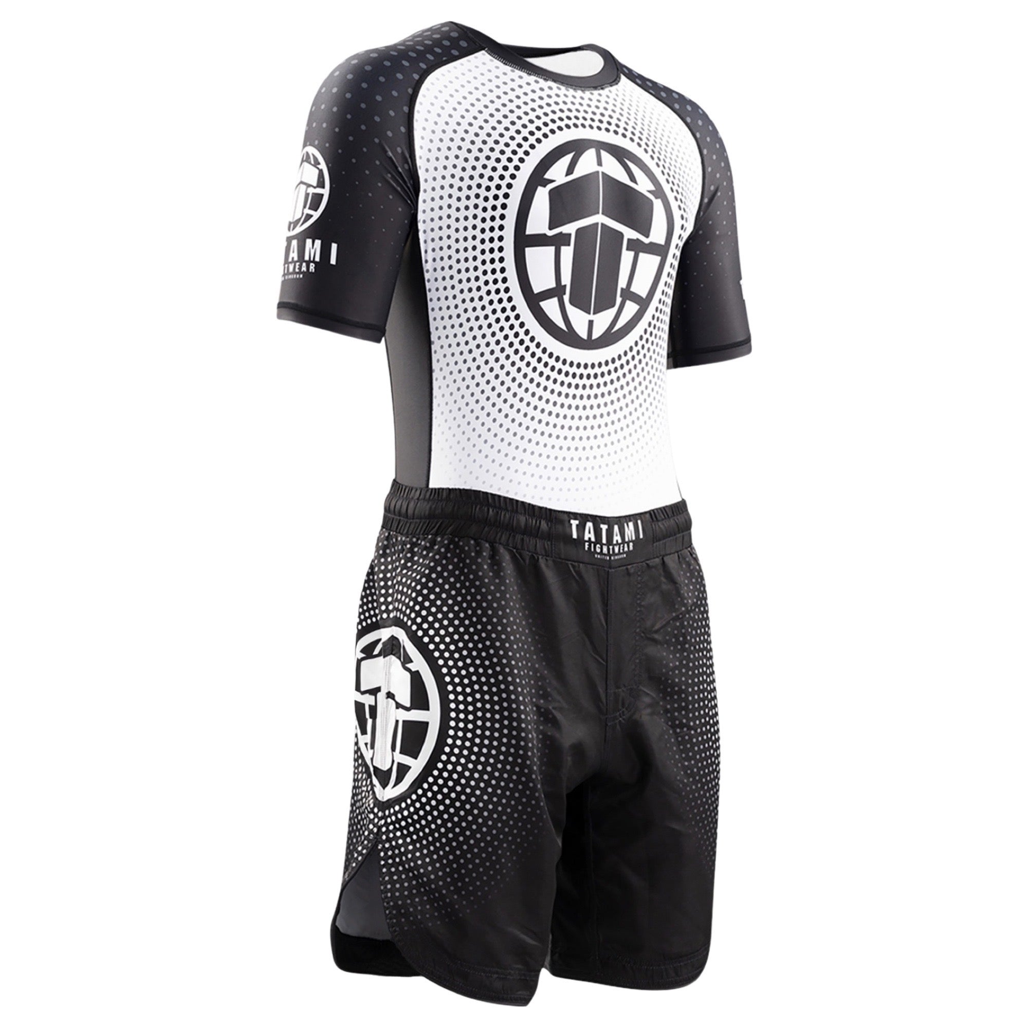 Tatami Fightwear Rash Guard TATAMI Shockwave Black Short Sleeve Rash Guard