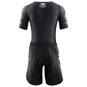 Tatami Fightwear Rash Guard TATAMI Shockwave Black Short Sleeve Rash Guard