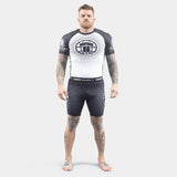 Tatami Fightwear Rash Guard TATAMI Shockwave Black Short Sleeve Rash Guard