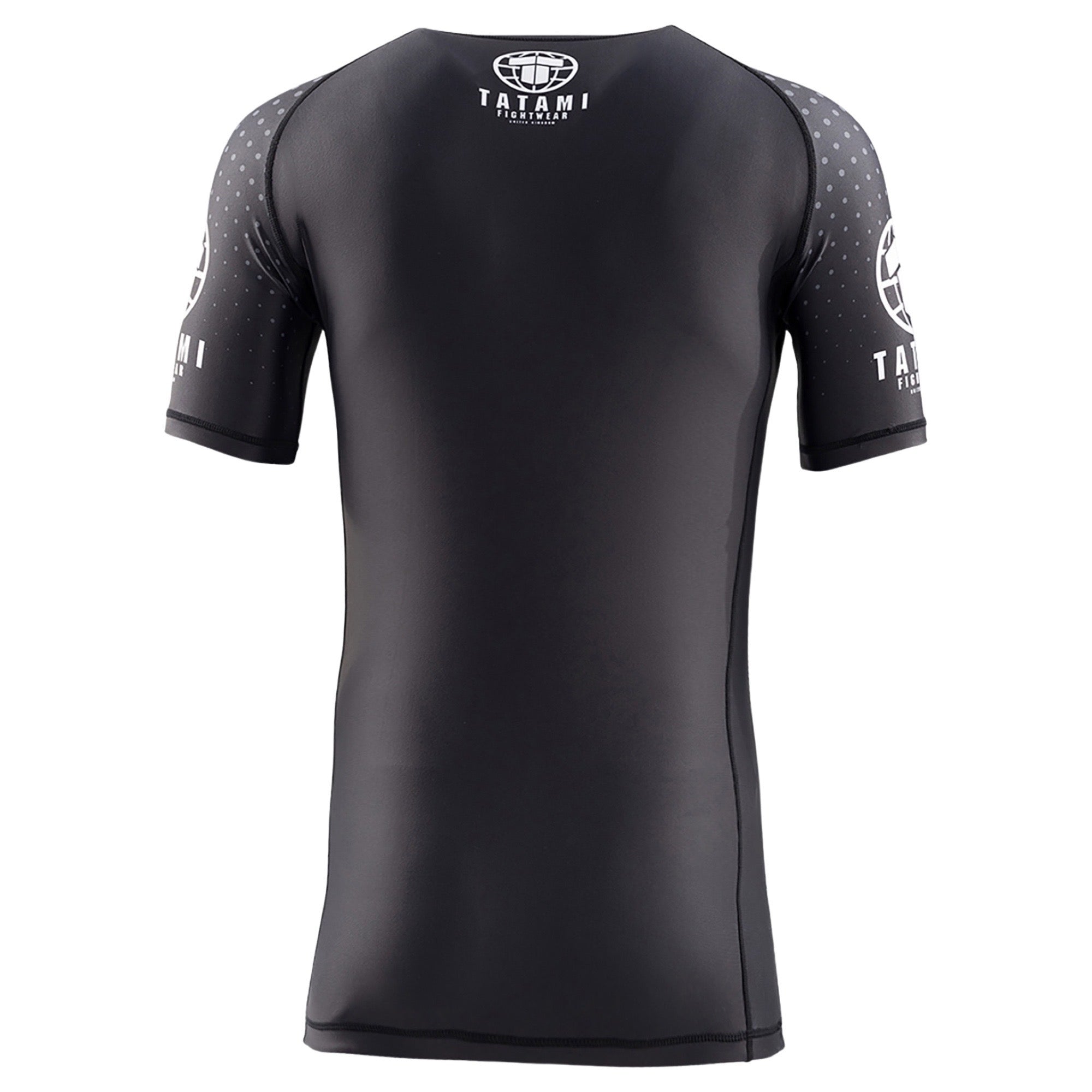 Tatami Fightwear Rash Guard TATAMI Shockwave Black Short Sleeve Rash Guard