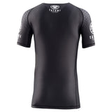 Tatami Fightwear Rash Guard TATAMI Shockwave Black Short Sleeve Rash Guard