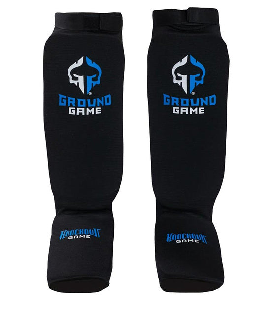 Ground Game Tibiere MMA GROUND GAME Elastice -  Negre