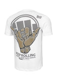 T-shirt KEEP ROLLING White