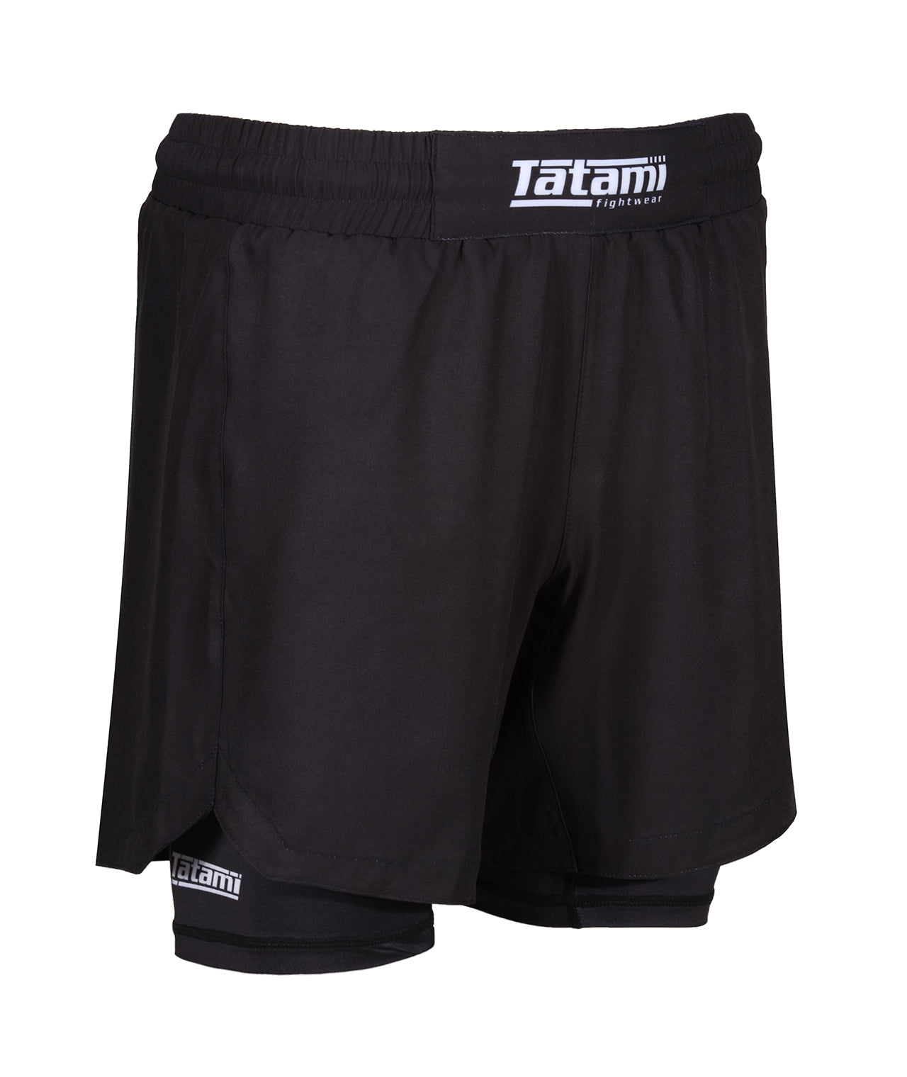 TATAMI Dual Layer Grappling Shorts - Black