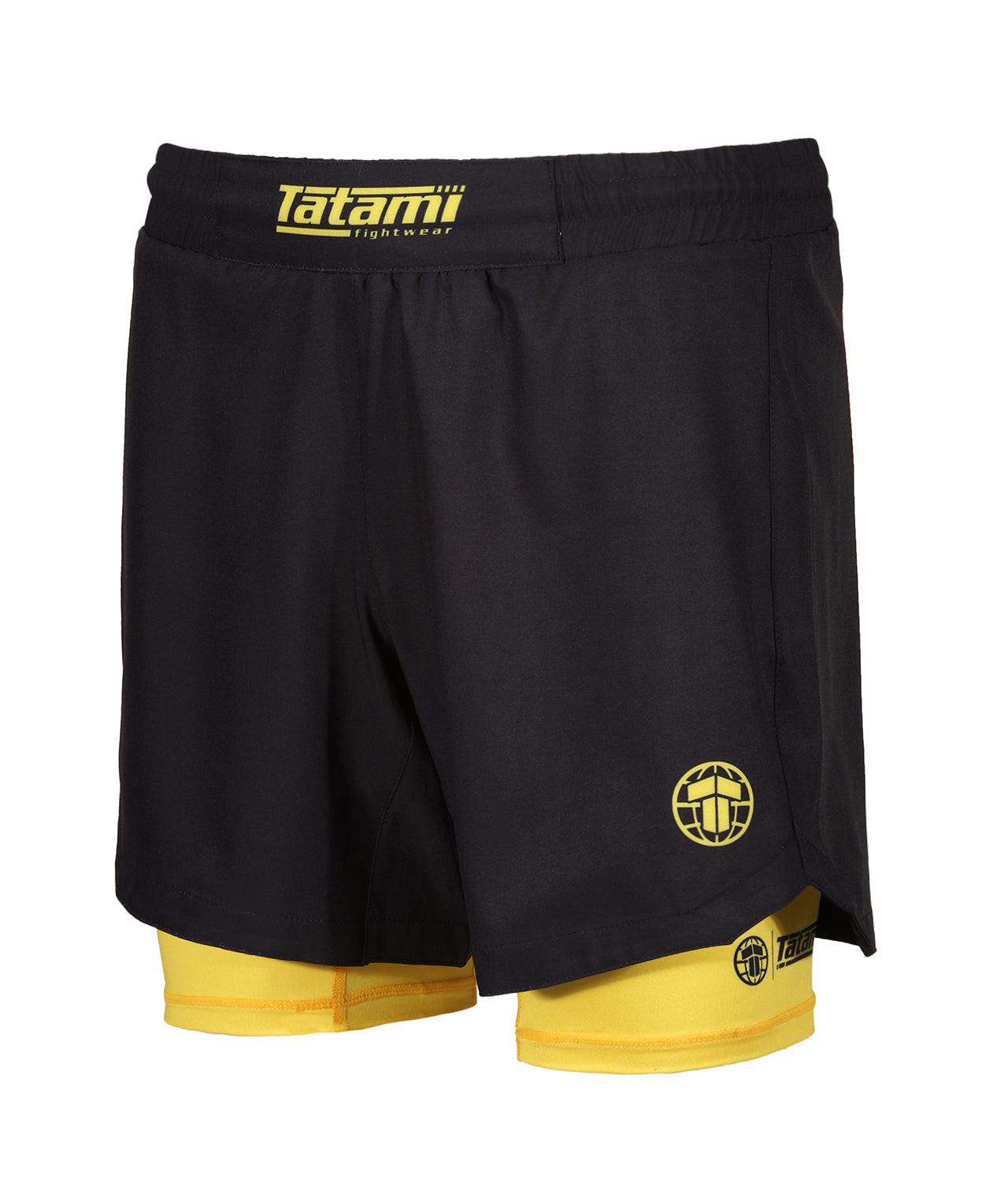 TATAMI Dual Layer Grappling Shorts - Yellow