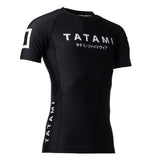 TATAMI Katakana Short Sleeve Rash Guard - Black