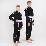 Kids Nova Absolute Black Gi  Tatami Fightwear Ltd. BJJ GI tatamifightwearro.myshopify.com BJJ MALL
